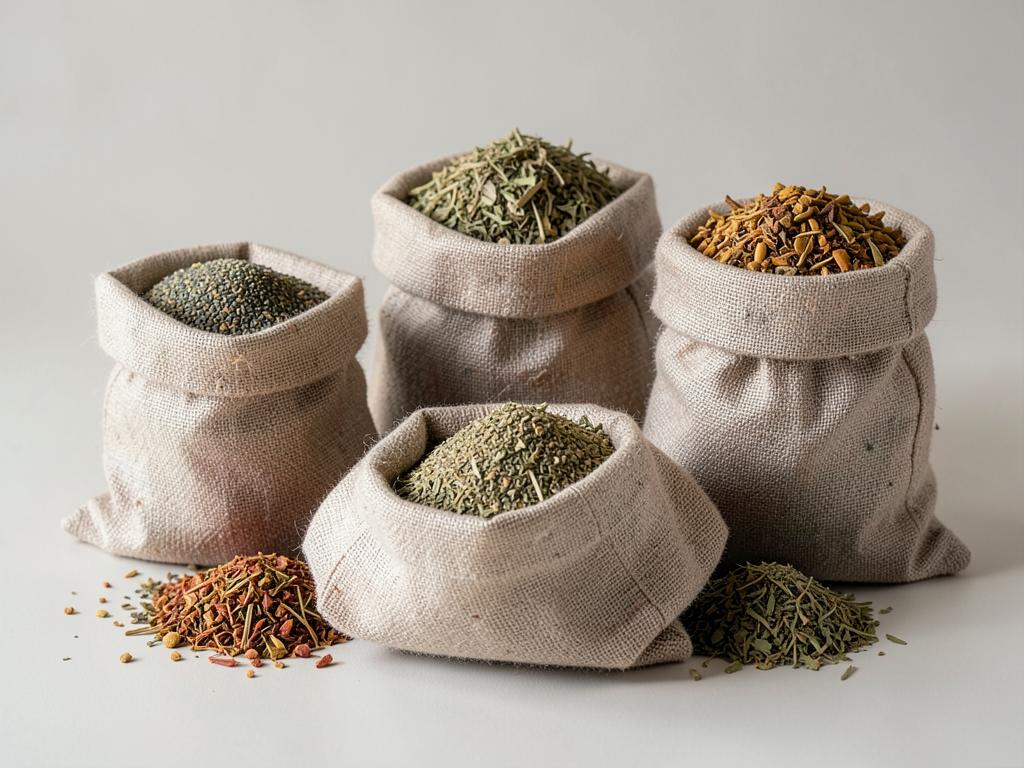 A selection of whole and processed Indian spices